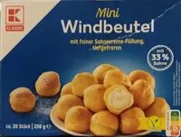 Quantité de sucre dans Windbeutel mini