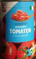 Suhkru kogus sees Tomaten in tomatensaft gehackt