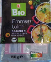 Zuckermenge drin Emmentaler gerieben
