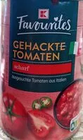 Zuckermenge drin Gehackte Tomaten scharf