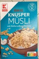 Jumlah gula yang masuk Kokos Knuspermüsli mit Hafervollkornflocken