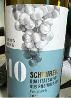 Cantidad de azúcar en Scheurebe Rheinhessen