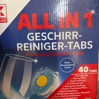 Количество сахара в All in One Geschirr Reinigertabs
