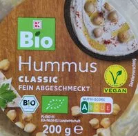 Suhkru kogus sees Bio Hummus Classic