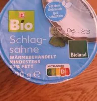 Zuckermenge drin Schlagsahne