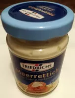 Suhkru kogus sees Sahne Meerrettich Creme