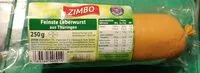 Quantité de sucre dans Zimbo Feinste Leberwurst aus Thüringen