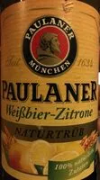 Cantidad de azúcar en Weißbier-Zitrone naturtrüb