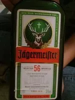 入っている砂糖の量 Jägermeister