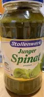 Sokerin määrä sisällä Junger Spinat