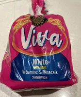 入っている砂糖の量 white high fibre sandwich bread