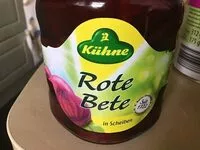 Zuckermenge drin Rote Beete