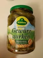 Suhkru kogus sees Gewürzgurken