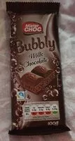 Zuckermenge drin Bubble Milk Chocolate