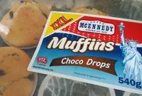 Quantité de sucre dans Muffins choco drop XXL