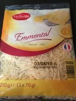 चीनी की मात्रा Emmental râpé