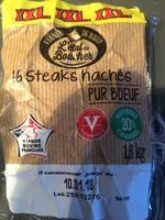 İçindeki şeker miktarı Steak haché pur boeuf