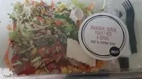 Jumlah gula yang masuk Salade boulgour quinoa poulet tomate