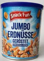 入っている砂糖の量 Erdnüsse geröstet ungesalzen