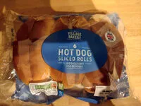 入っている砂糖の量 Hot dog sliced rolls