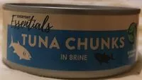 चीनी की मात्रा TUNA CHUNKS IN BRINE
