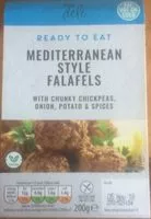 Количество сахара в Mediterranean style falafels