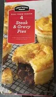 चीनी की मात्रा Steak and gravy pies
