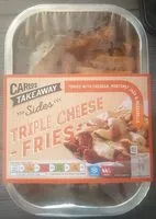 入っている砂糖の量 Triple cheese fries