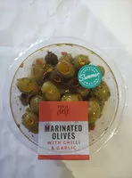 Количество сахара в Chilli & garlic olives