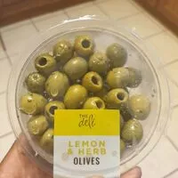 Количество сахара в Lemon & herb olives