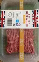 Cantidad de azúcar en British beef mince 20% fat
