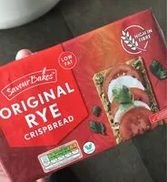 入っている砂糖の量 Original Rye Crispbread