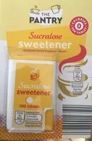 Количество сахара в Sucralose sweetener
