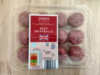 Cantidad de azúcar en Beef meatballs