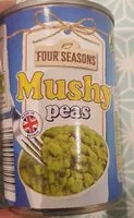 Jumlah gula yang masuk Processed mushy peas with sugar and salt