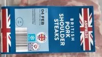 Cantidad de azúcar en Britsh Pork Shoulders Steaks