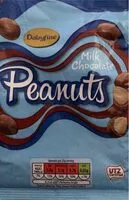चीनी की मात्रा Milk chocolate peanuts