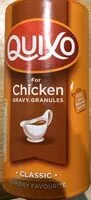 Sokerin määrä sisällä Quixo for chicken gravy granules