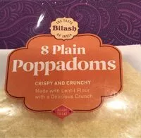 含糖量 Poppadoms