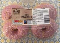 入っている砂糖の量 Iced Ring Doughnuts
