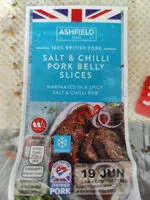 Cantidad de azúcar en Salt & Chilli Pork Belly Slices