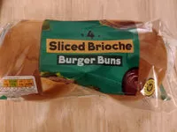 含糖量 Sliced brioche burger buns