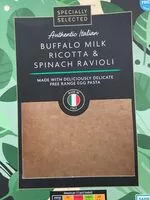 Zuckermenge drin Buffalo Milk Ricotta & Spinach Ravioli