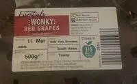 चीनी की मात्रा Wonky red grapes