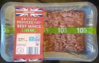 Cantidad de azúcar en Ahsfields british reduced fat beef mince