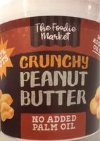 Zuckermenge drin Crunchy peanut butter