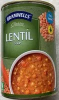 Sokerin määrä sisällä Lentil soup