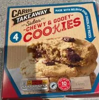 入っている砂糖の量 chewy & gooey cookies