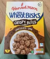 Suhkru kogus sees wheat bisks crispy bites chocolate chip