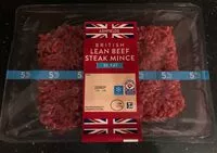 Cantidad de azúcar en Lean Beef steak mince